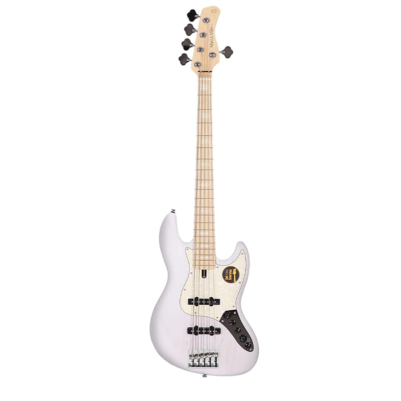 Sire Marcus Miller V7 Swamp Ash-5 Bass Guitar - White Blonde