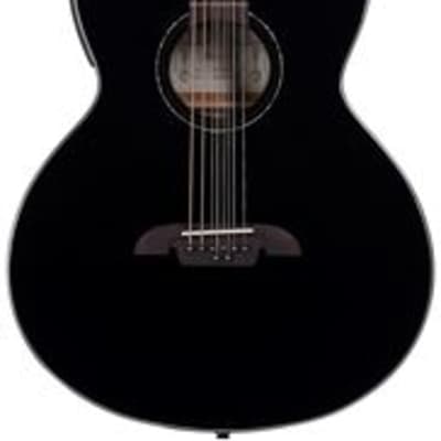 Alvarez ABT60CE8 Artist Series 8-String Baritone Acoustic Electric Guitar Black image 1