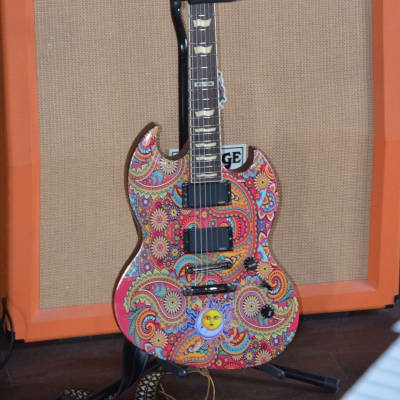 ESP LTD 300M 2010 -Mahogany  natural  w upgrades EMG Pu's guitar rock metal pop punk psych stoner doom hippie for sale