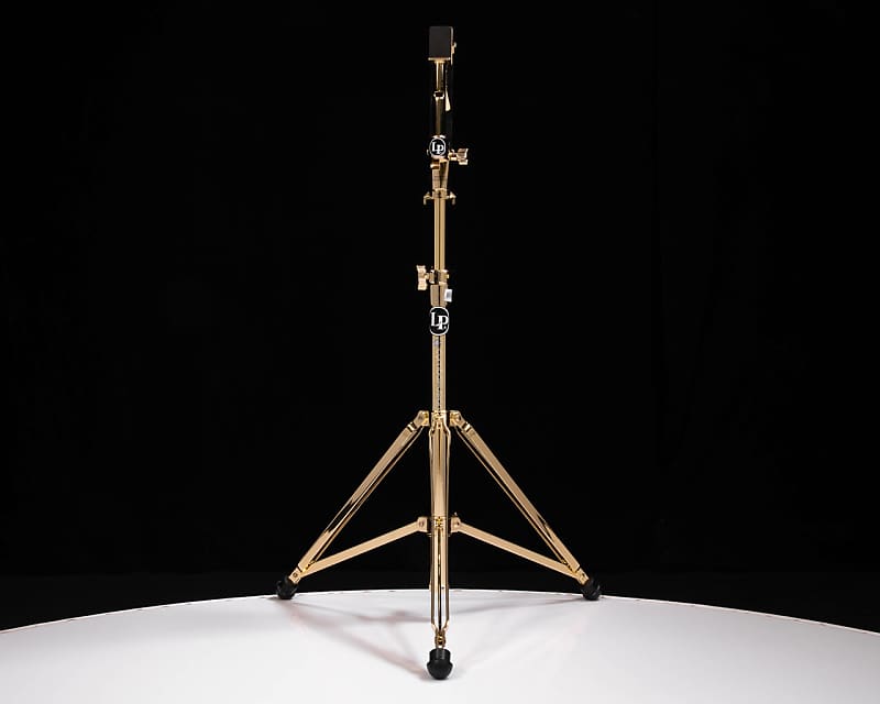 LP Bongo Stand w/Cam Lock Strap Gold Toned Reverb