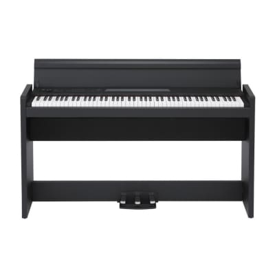Korg LP-380U 88-Key Digital Piano (Black) with a Real Weighted Hammer Action Keyboard (RH3) - MIDI Capability image 1