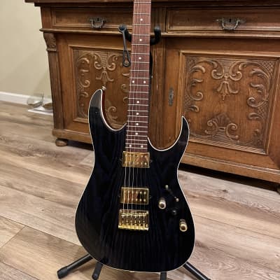 Ibanez RG421HPAH Blue Wave Black | Reverb