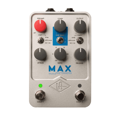 Universal Audio MAX デュアルコンプレッサー Universal Audio Max Preamp & Dual Compressor Pedal