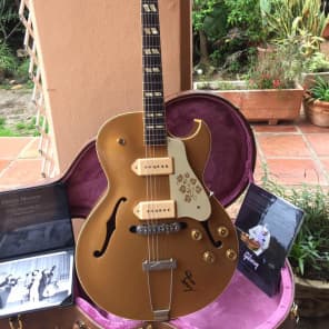 GIBSON ES-295 Limited Edition Scotty Moore BILLION GOLD image 5