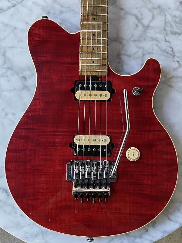 1991 Ernie Ball Music Man Eddie Van Halen EVH Axis Wolfgang Cherry Red