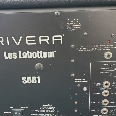 Rivera Los Lobottom Sub 1 Powered Subwoofer For Electric