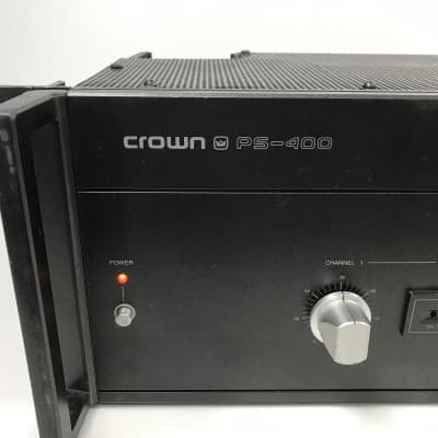 パワーアンプ　クラウンPS400 Yahoo!オークション -「crown ps400」(オーディオ機器) の落札