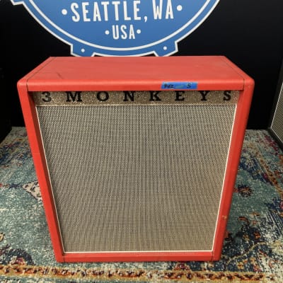 3 Monkeys Brad Whitford's Aerosmith 3 Monkeys - 4x12 Cabinet C, Authenticated! (BW2 #5) - Red image 3