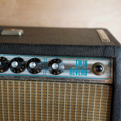 Fender Twin Reverb 2-Channel 100-Watt 2x12" Guitar Combo 1976 image 5
