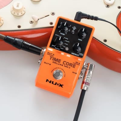 NUX Time Core Deluxe mkII Pedal with 7 Different Delays, Phrase Looper, and Tap Tempo image 4