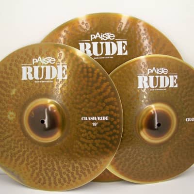 Paiste RUDE 5 Piece Cymbal Set/New With Warranty/RARE Sizes!/Model # 112BS17 image 4