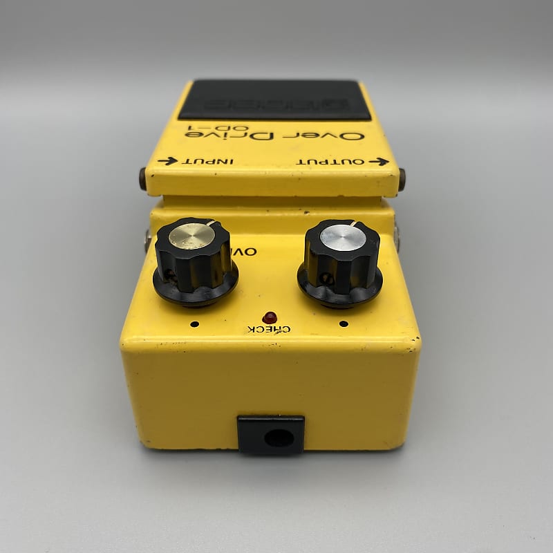 BOSS Over Drive OD-1 （NEC : μPC4741C） Boss OD-1 Over Drive Serial: 8400 NEC μPC4741C (Black Label, Long