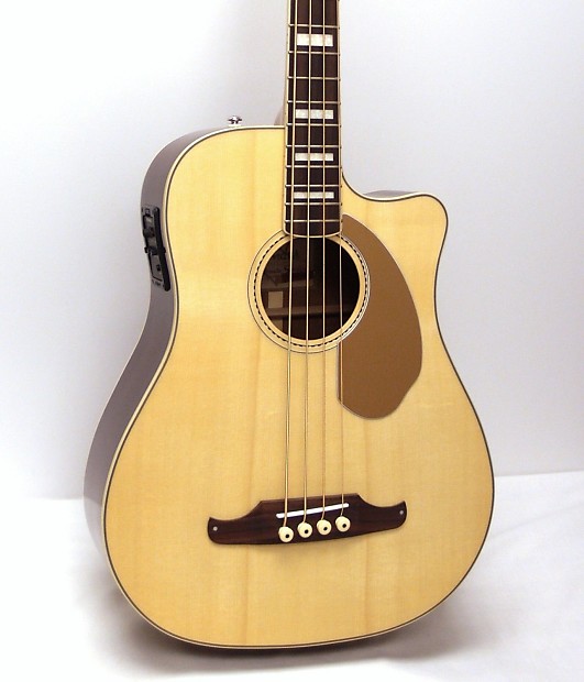 Fender Kingman Bass SCE AcousticElectric Bass Guitar Reverb