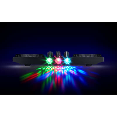 Numark Party Mix II Serato LE DJ Controller LED Lightshow w Laptop Stand image 19