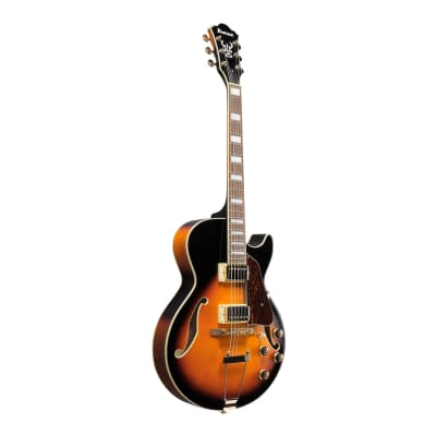 Ibanez AG75GBS AG Series Standard 6-String Electric Guitar (Right-Hand, Brown Sunburst) image 2