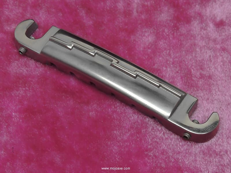 Lightning Bolt Wraparound Bridge, AGED NICKEL for Vintage
