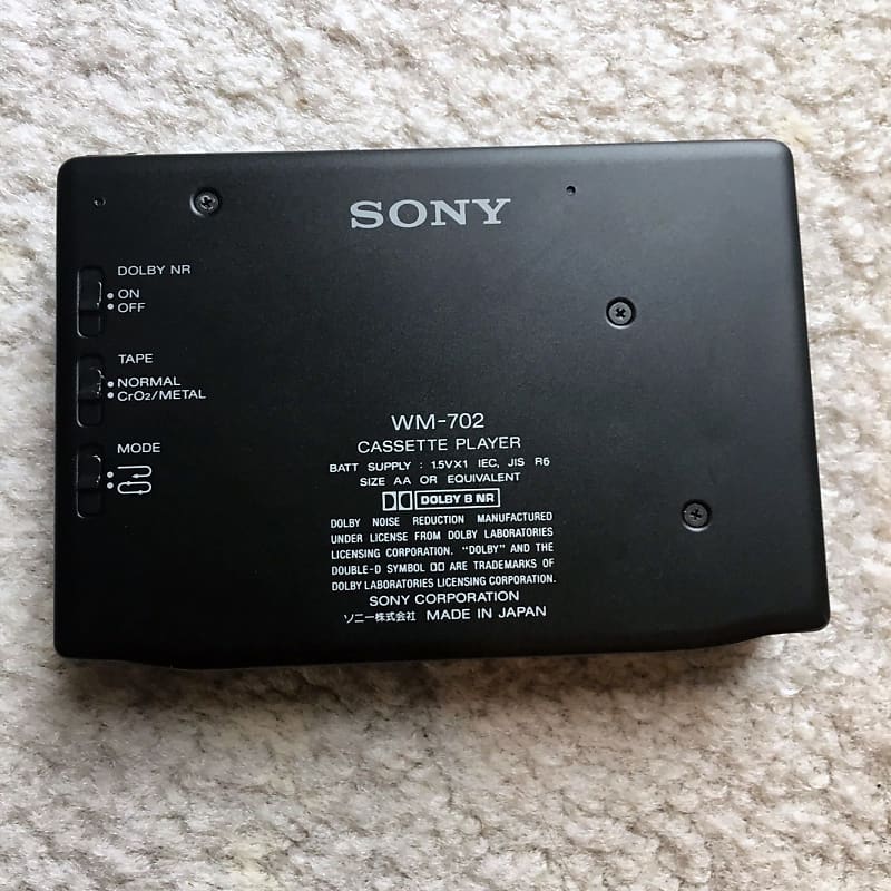 Sony WM-702 Walkman Cassette Player, Excellent Looking Shape ! Needs Repair  !