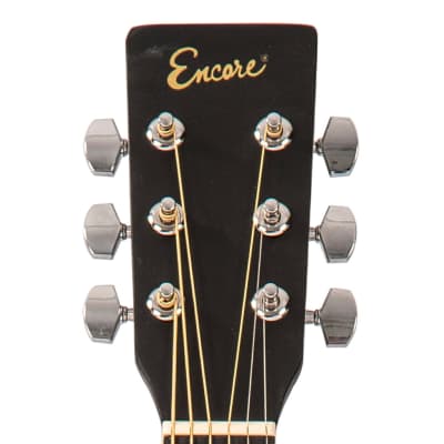 Encore Acoustic Guitar ~ Black image 4