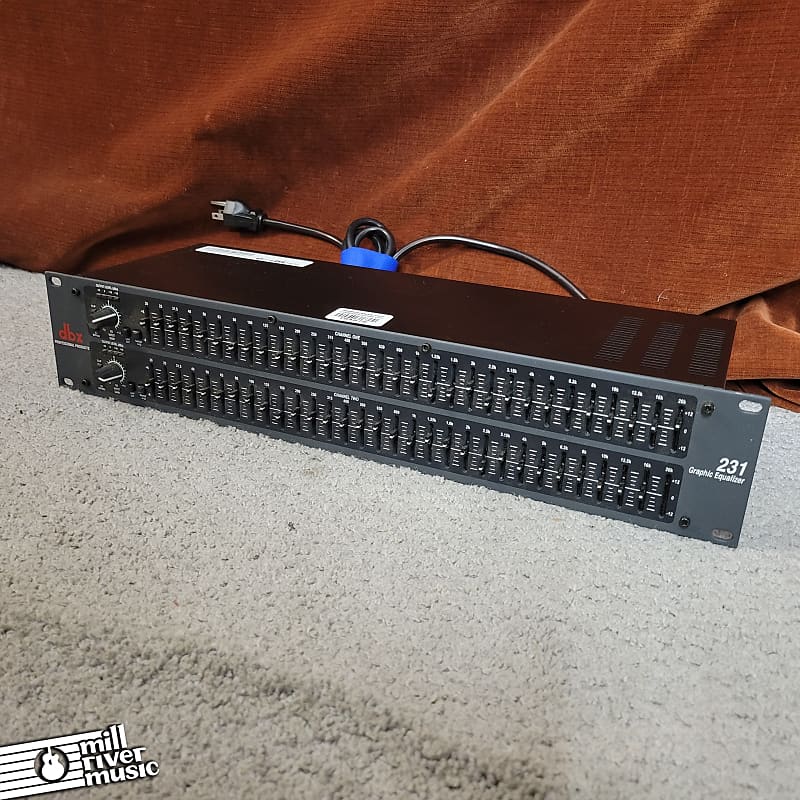 DBX 231 Dual-Channel 31-Band EQ Rack Unit Used