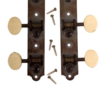 Waverly Relic Nickel Guitar Tuners with Butterbean Knobs for Solid