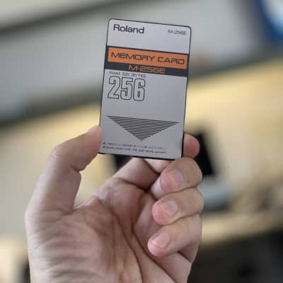 Roland M-256E Memory Card Ram 32K Bytes 256 image 1