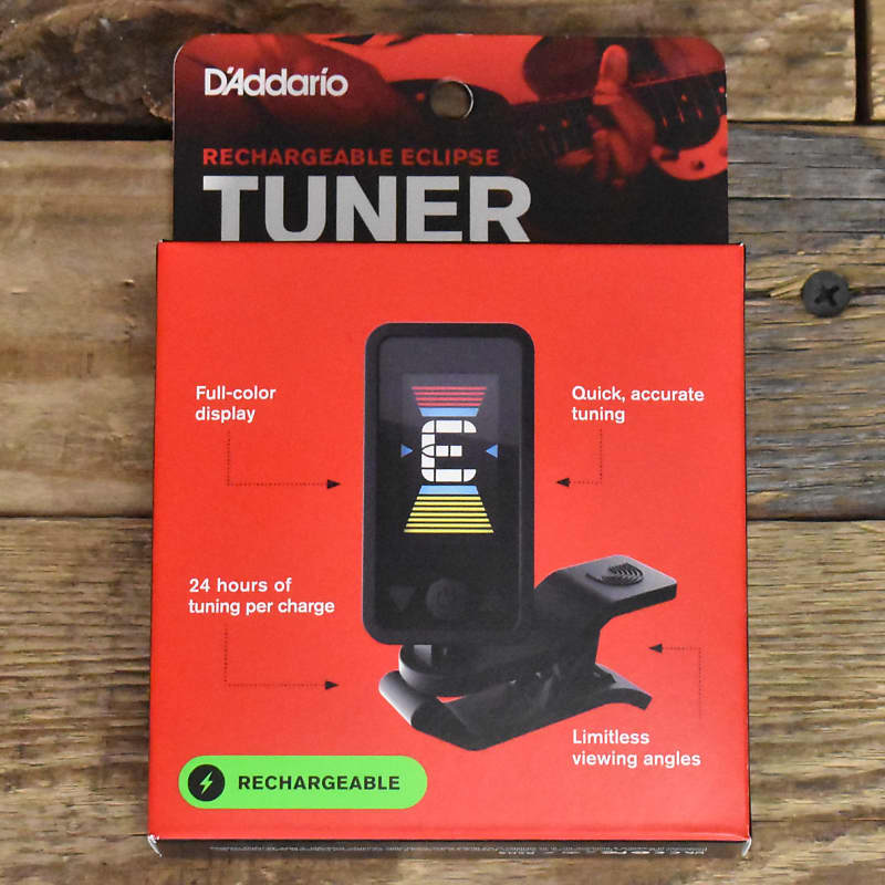 D'Addario Eclipse Rechargeable Tuner Reverb