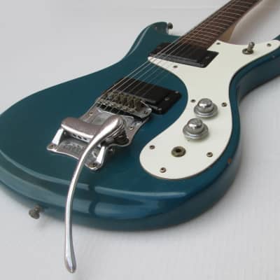 Mosrite Ventures II Guitar Blue All Original - Including Case - More pics if needed image 5