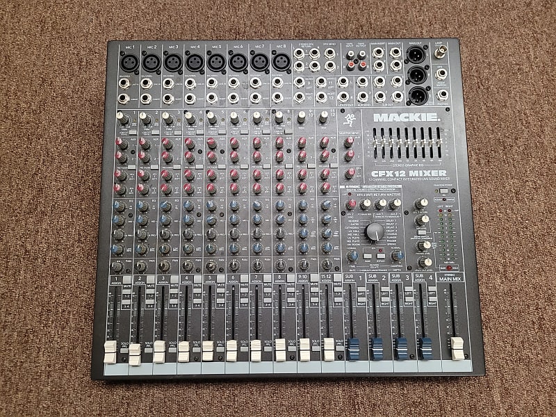 Mackie CFX12 12-Channel Compact Integrated Live Sound 