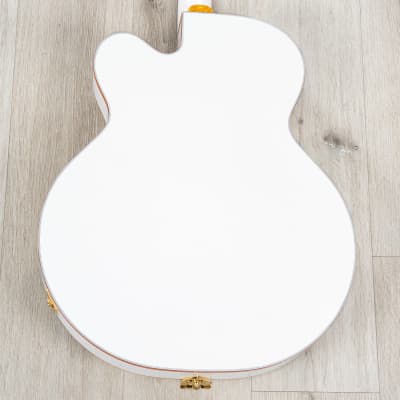 Gretsch G6136TG Players Edition Falcon Hollow Body Guitar, Ebony Fretboard White image 4