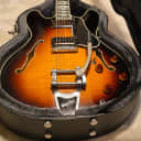 Eastman T486B Sunburst Thinline Archtop with Bigsby and Seymour Duncan Phat Cat pickups, Case