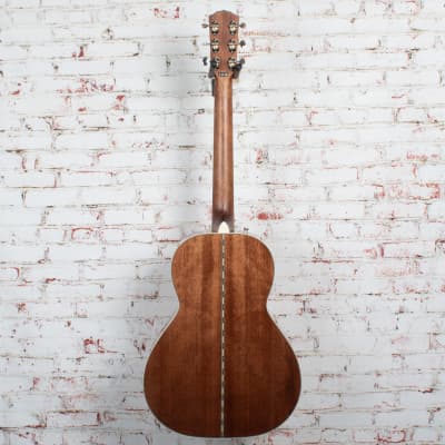 Fender PS-220E Parlor Acoustic Guitar, Ovangkol Fingerboard, Natural x9503 image 8