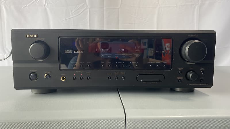 Denon AVR-1705 Receiver HiFi Stereo 6.1 Channel Home Theater Radio Vintage AVR  			