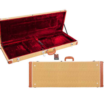 ベース Fender USA Tweed Hard Case Bass Vintage Fender Classic Series Wood Case for Precison Bass/Jazz Bass