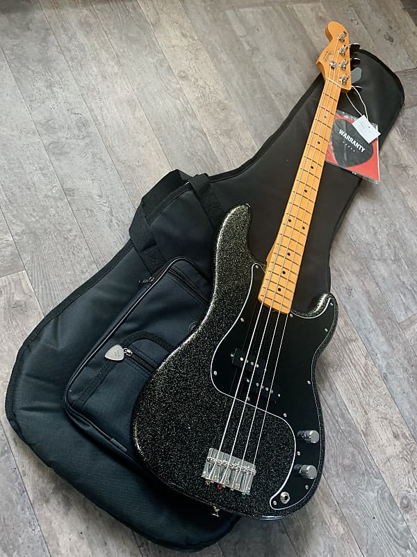 ベース Fender japan LUNA SEA J PRECISION BASS Fender J Precision Bass Maple Fingerboard Black Gold LUNA