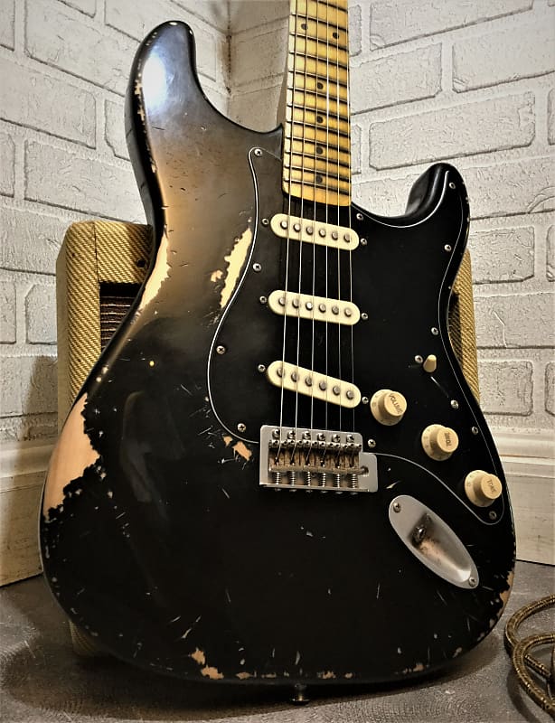 USA Relic David Gilmour inspired Strat Style Electric Guitar | Reverb