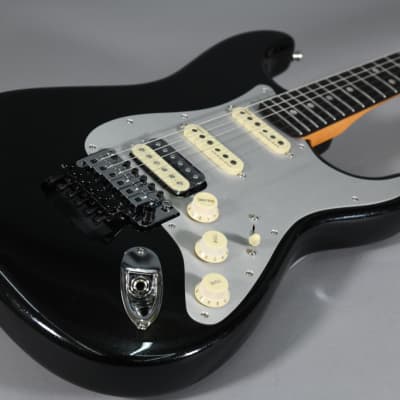Fender American Ultra Luxe Stratocaster Hss Mn Floyd Rose 2023 - Mystic Black image 6