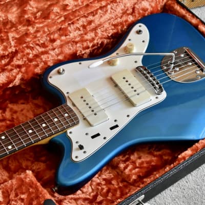 1997 Fender Japan O-Serial JM66 ’62 Reissue Jazzmaster Lake Placid Blue w/Matching Headstock CIJ Offset image 25