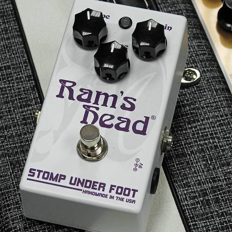 Stomp Under Foot Ram's Head (Violet Version) Fuzz Pedal