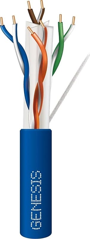 Cat6 Plus 23G Riser 1000' Box Blue | Reverb