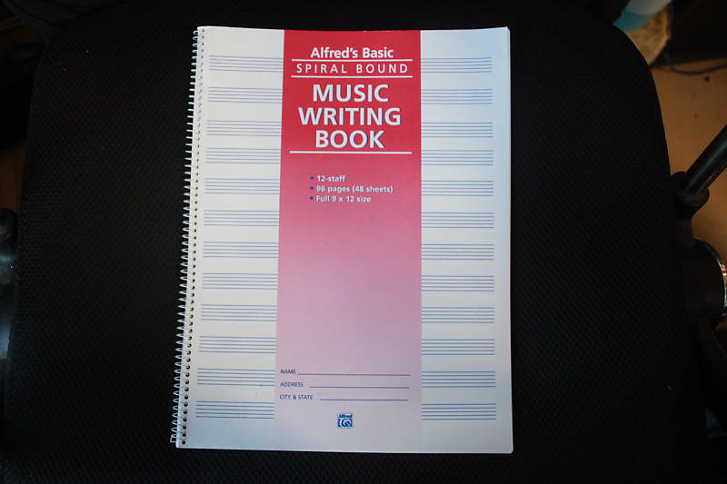 Alfred's Basic Spiral Bound Music Writing Book 175 (used)(Consignment) image 1