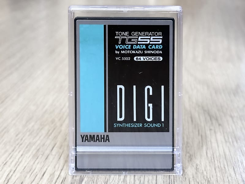 鍵盤楽器 YAMAHA TG55 VOICE DATA CARD DIGI VC5502 MATRIXSYNTH: Yamaha SY/TG55 VOICE DATA Cards