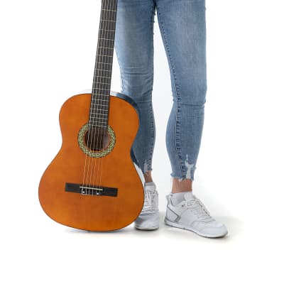 Navarrez NV13PK 3/4 Brown Classical Guitar Starter Pack with