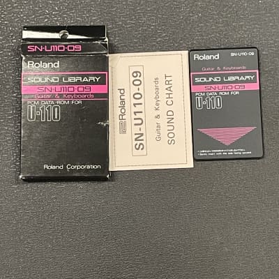 Roland SN-110-09 Guitar & Keyboards ROM card for U-110