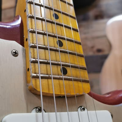 Fender Custom Shop Limited Edition Custom Jazzmaster Relic - Maple Fingerboard, Cimarron Red image 10