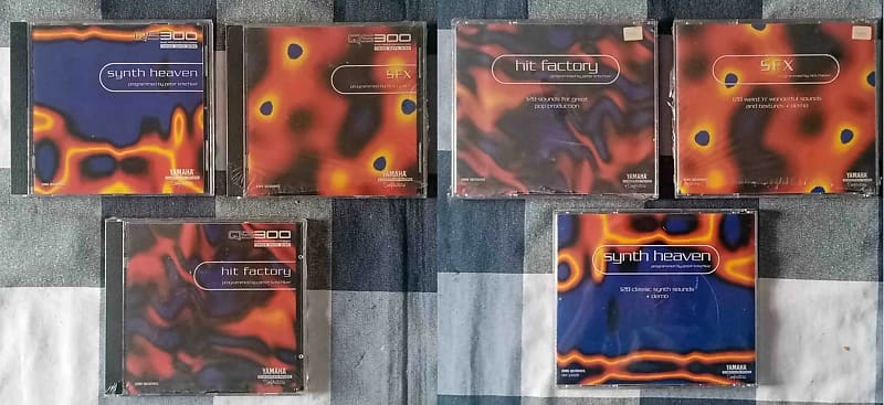 YAMAHA QS300 3 VOICE DATA DISK SYNTH HEAVEN SFX HIT FACTORY SEALED NEW image 1