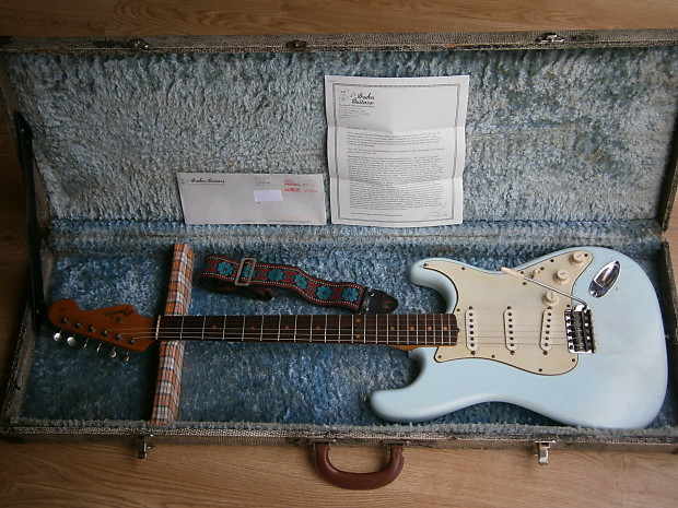 1961 sonic blue fender stratocaster new arrivals