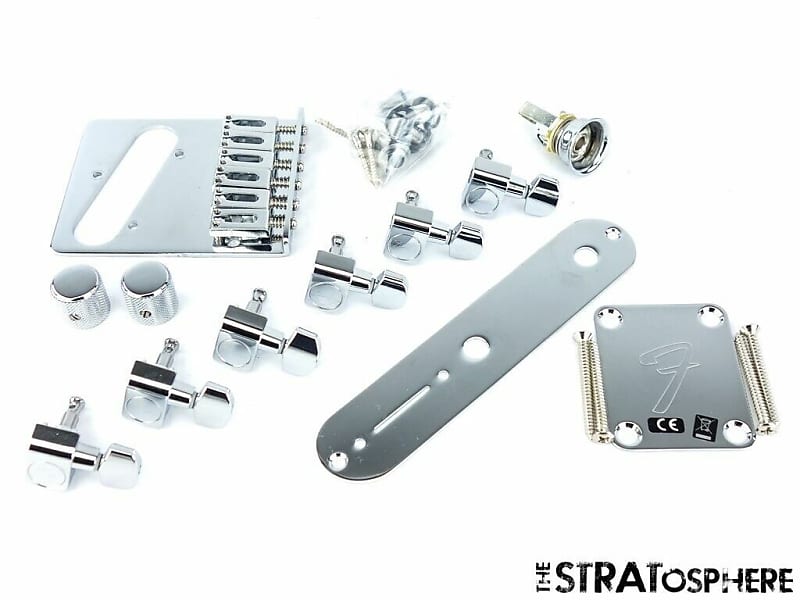 Fender Player Telecaster Chrome Hardware Set Tele Bridge Reverb 1607