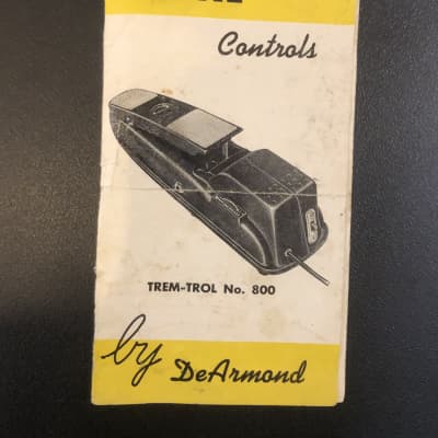 Reverb.com listing, price, conditions, and images for dearmond-600-volume