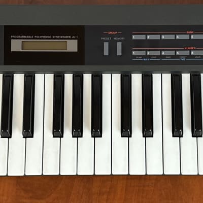 Roland Alpha Juno-1 49-Key Programmable Polyphonic Synthesizer 1985 - 1988 - Black