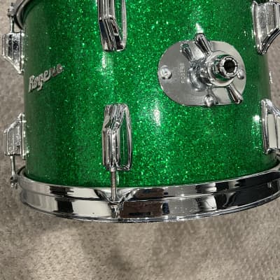 Rogers Dayton 13” Holiday Tom Late 60’s - Green Sparkle image 9